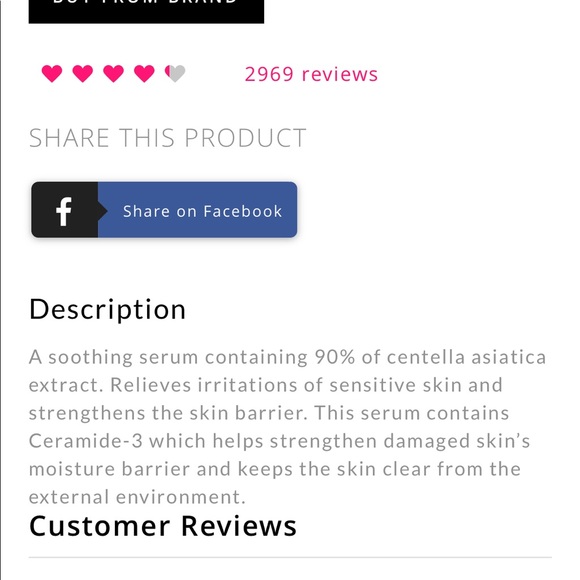 PureHeals Centella 90 face serum - Picture 2 of 2